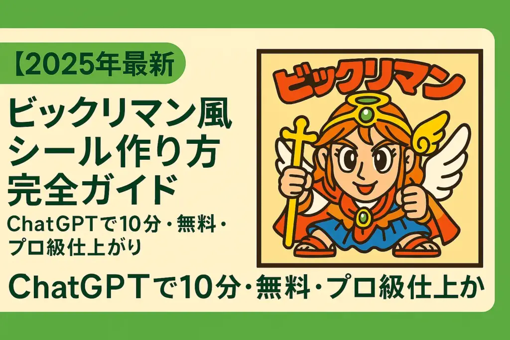 ビックリマン風シール作り方完全ガイド