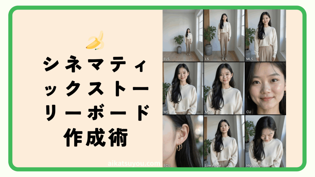 Nano Banana Proで作るシネマティックストーリーボード作成術