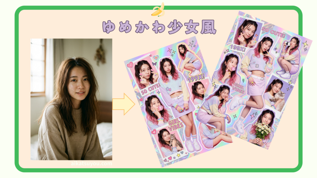 ゆめかわ少女風